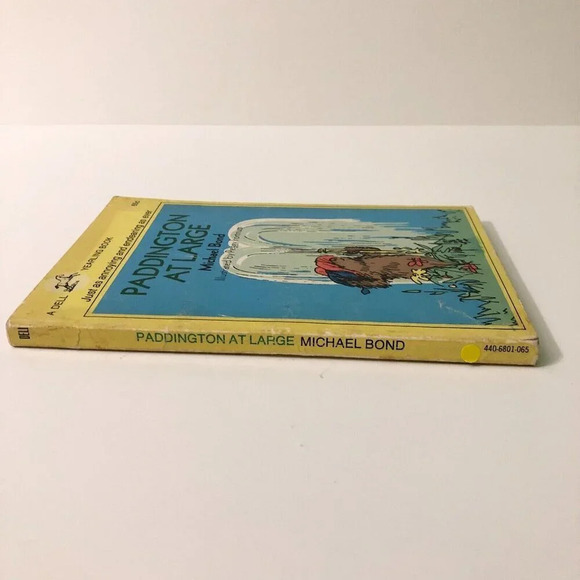 Vtg 1970 Paddington Bear At Large A Dell  Yearling Book Paperback Michael Bond - Picture 7 of 16
